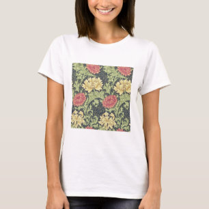 T-shirt Art floral vintage de chrysanthème de William