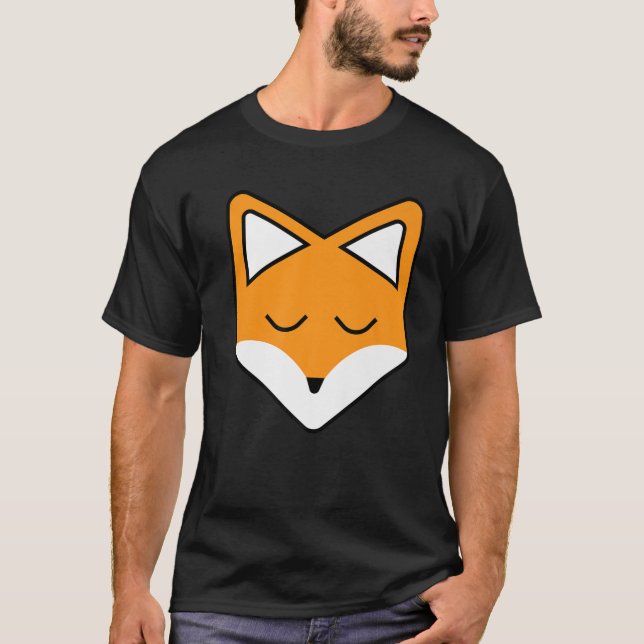 T-shirt Art Fox Design J'Aime Vraiment Foxes Ok (Devant)