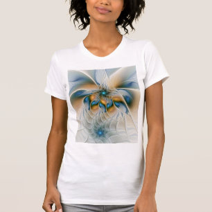 T-shirt Art Fractal De L'Imaginaire Abstrait En Plein Esso