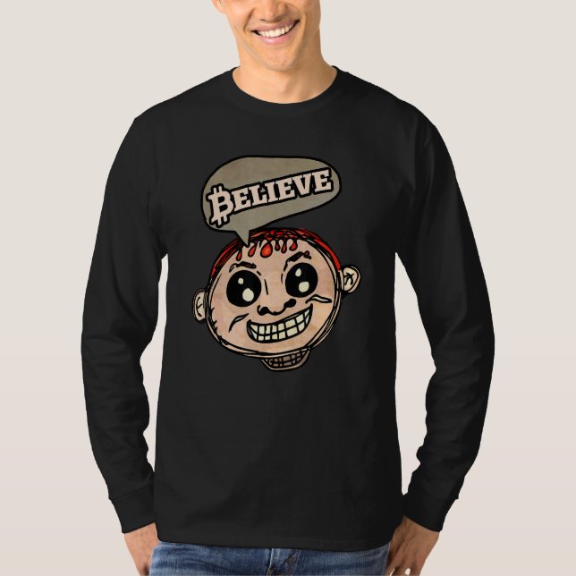 T-shirt Art Fun Crypto Belipto Pour CryptoCurrency Trader  (Devant)