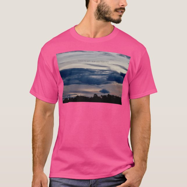 T-shirt Art Galactique - Notre nouvelle frontière (Devant)