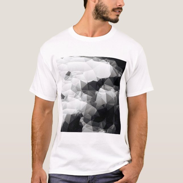 T-shirt Art Géométrique Abstrait (Devant)