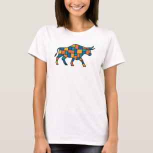T-shirt Art géométrique - Bull City Mosaic Animal