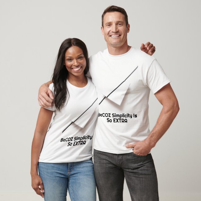 T-shirt Art géométrique minimaliste (Unisexe)