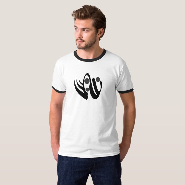 T-shirt Art géométrique moderne Abstrait (Devant entier)