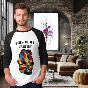 T-shirt Art géométrique moderne – Abstrait ludique avec es