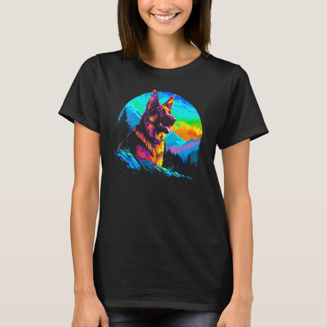 T-shirt Art German Shepherd 1 (Devant)
