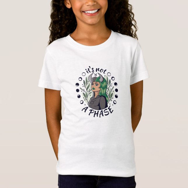 T-Shirt Art gothique alternatif pour filles Ce n'est pas u (Devant)