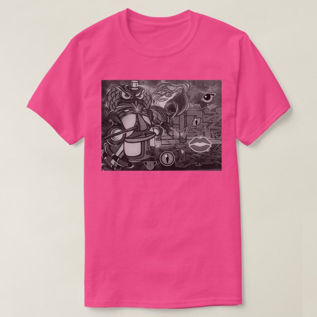 T-shirt art grafitti classique (Design devant)