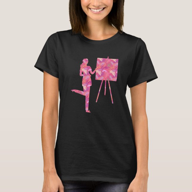 T-shirt Art Graphic Painting Painter Paint Artwork Artist  (Devant)