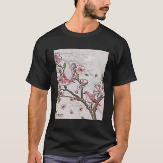 T-shirt Art Graphique esthétique Japonais Fleur de cerisie
