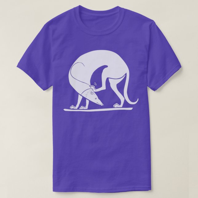 T-shirt Art grec ancien Spartiate Greyhound Chasse Chien (Design devant)