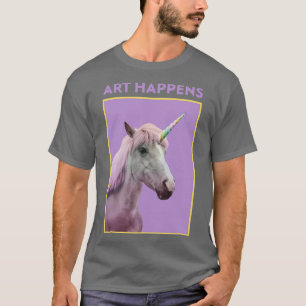 T-shirt Art Happen Unicorn Horse