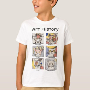 T-shirt Art Histoire Drôle Chat Art Lover Peinture Peintre