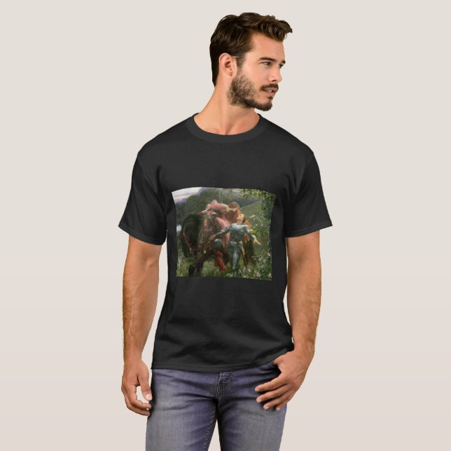 T-shirt Art historique "La Belle Dame Sans Merci" (Devant entier)