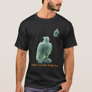 T-shirt Art holistique de l'aigle de cristal