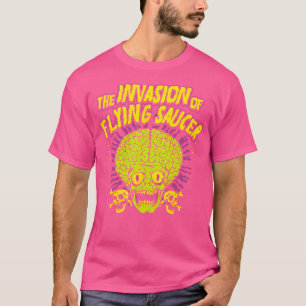T-shirt Art Horreur - Sci-Fi Alien Ufo - Psychobilly Punk 
