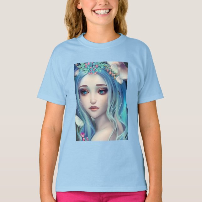 T-shirt Art Imaginaire Ethéal | Beau Anniversaire Fairy (Devant)