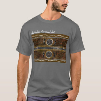 T-shirt Art indigène australien - rassemblement de