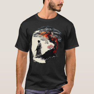 T-shirt Art Japonais Aikido Arbre De Vie Paix Art De Guerr