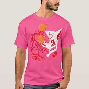 T-shirt Art Japonais Chat Ninja Shinobi Samurai Guerre de 