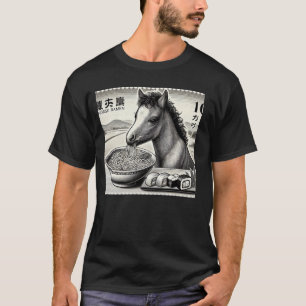 T-shirt Art japonais classique amoureux de nouilles Adorab