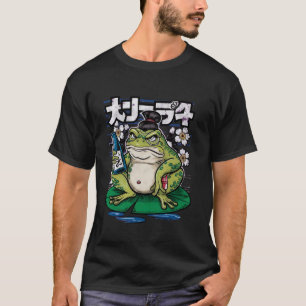 T-shirt Art japonais Grenouille grincheuse Japonaise. Amou