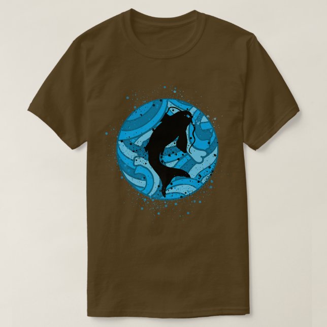 T-shirt Art japonais Koi poisson Japon (Design devant)