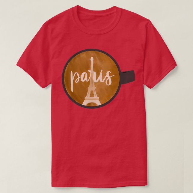 T-shirt Art Latte de Paris (Design devant)