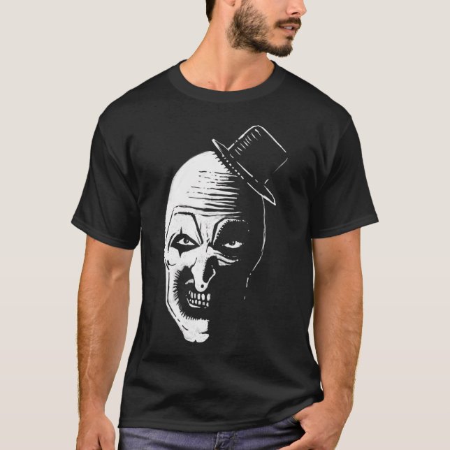 T-shirt Art le clown effrayant (Devant)