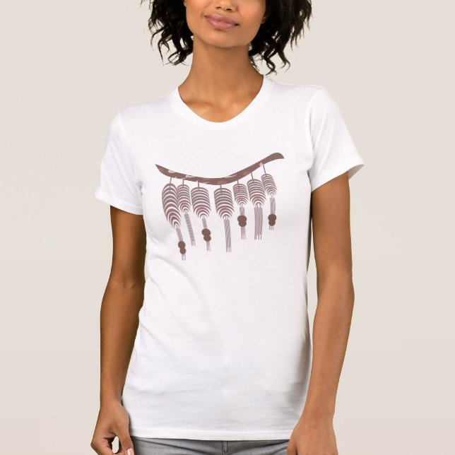 T-shirt Art Macramé Suspendu Bohème Tribal (Devant)