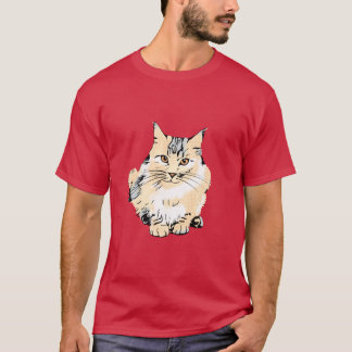 T-shirt Art Main Coon Design graphique Chat Oversize 2