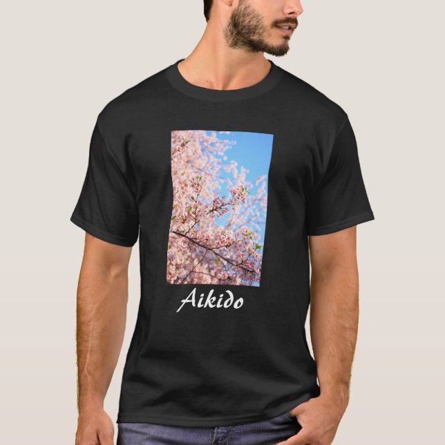 T-shirt Art martial de Japonais d'Aikido (Devant)
