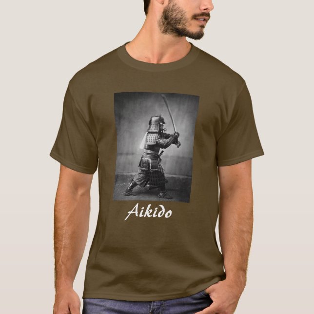 T-shirt Art martial de Japonais d'Aikido (Devant)