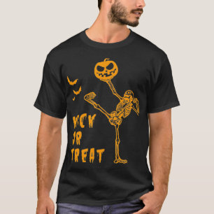 T-shirt Art martial d'Halloween Taekwondo Karate kungfu