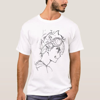 T-shirt Art minimaliste de ligne d'apparat