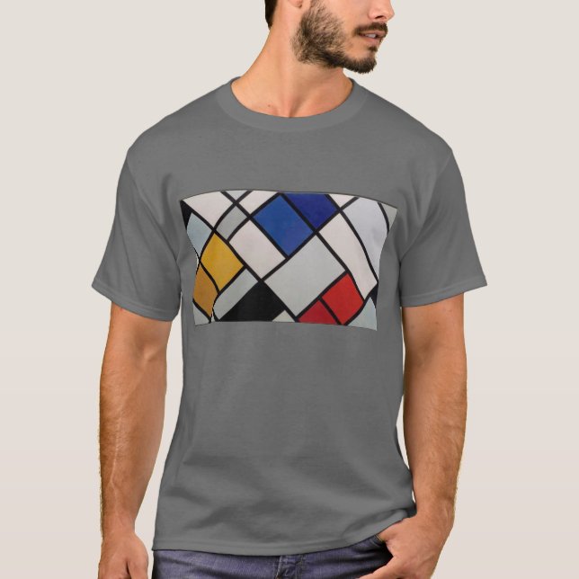 T-shirt Art moderne de Piet Mondrian (Devant)
