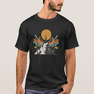 T-shirt Art Moderne du Milieu du Siècle Ère Atomique Rétro