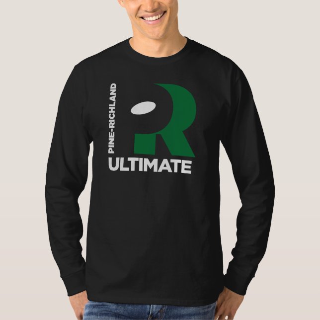 T-shirt Art négatif de l'espace sur l'obscurité (Devant)