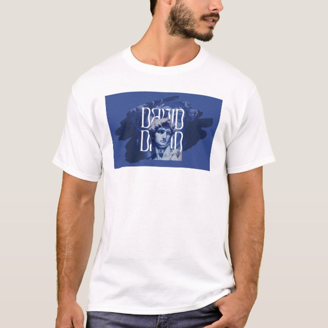 T-shirt Art Never Dies | Sculpture David (Devant)