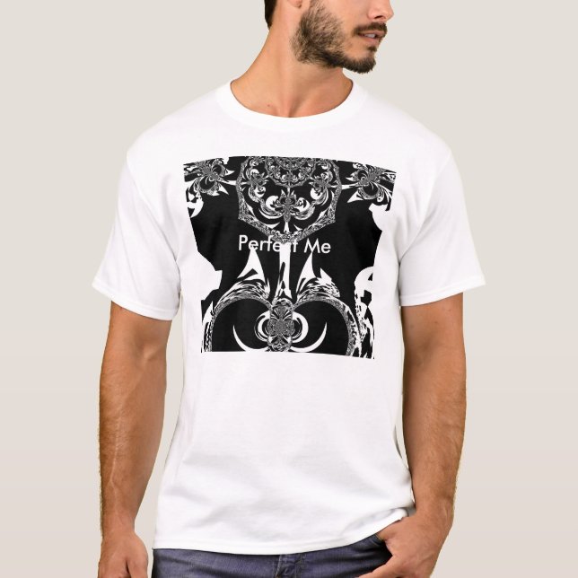 T-shirt Art noir et blanc africain (Devant)