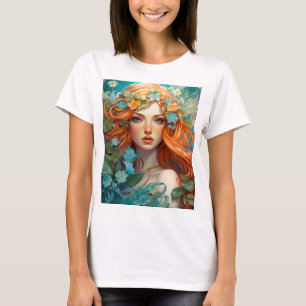 T-shirt Art Nouveau Aos sí Fairy