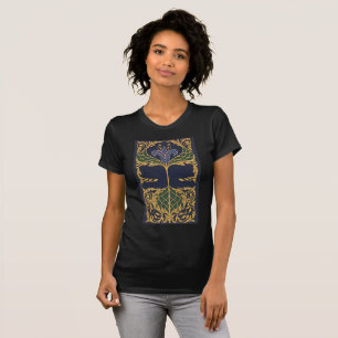 T-shirt Art nouveau Blue Lily