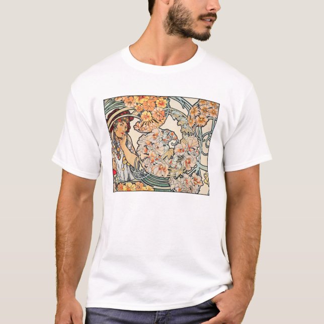 T-shirt : Art nouveau — Langue des Fleurs (Devant)