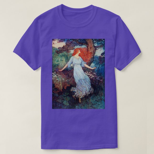 T-shirt Art Nouveau par Elenore Abott (Design devant)