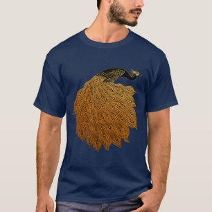 T-shirt Art Nouveau Peacock Will Bradley