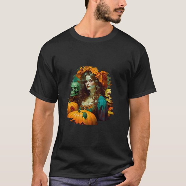 T-shirt Art Nouveau Samhain (Devant)