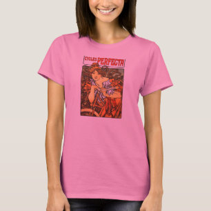 T-shirt Art Nouveau Vélo Mucha Art