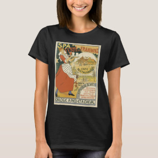 T-shirt Art Nouveau vintage, bar à bière restaurant et caf