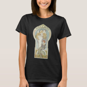 T-shirt Art Nouveau vintage, Holland Levens Verzekering